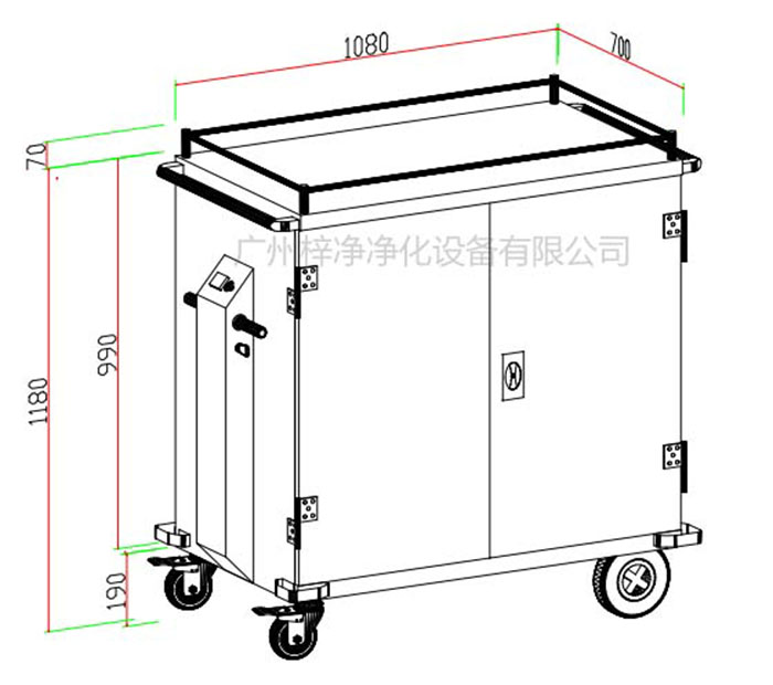 無菌物品電動運送車設計圖 無菌物品電動運送車設計圖